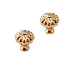 Núm tủ tân cổ điển vintage màu vàng gold SH8014