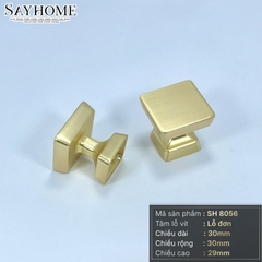 Núm tủ hiện đại màu vàng xước SH8056