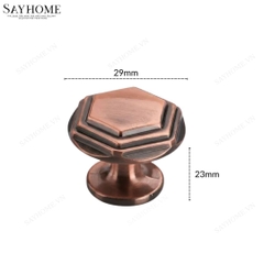 Núm tủ tân cổ điển vintage màu đồng SH8205 tại thành phố Hồ Chí Minh