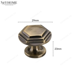 Núm tủ tân cổ điển vintage màu đồng SH8205 tại thành phố Hồ Chí Minh