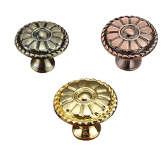 Núm tủ tân cổ điển vintage màu đồng SH8206