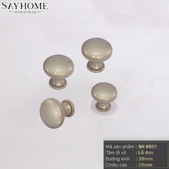 Núm tủ hiện đại màu bạc SH8801