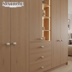 Núm tủ hiện đại màu bạc SH8801