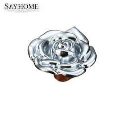 Núm tủ tân cổ điển vintage màu vàng gold, inox SH8841