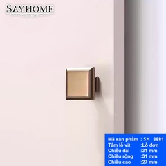 Núm tủ hiện đại màu đồng SH8881