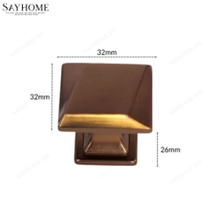 Núm tủ tân cổ điển vintage màu đồng SH8883 tại thành phố Hồ Chí Minh