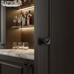 Núm tủ hiện đại màu vàng, đen, inox SH8890