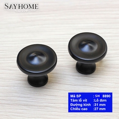 Núm tủ hiện đại màu vàng, đen, inox SH8890