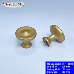 Núm tủ hiện đại màu vàng, đen, inox SH8890