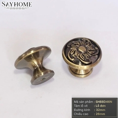 Núm tủ tân cổ điển vintage màu đồng SH88D46N tại thành phố Hồ Chí Minh