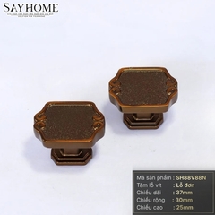 Núm tủ tân cổ điển vintage màu vàng gold, đồng SH88V88N tại thành phố Hồ Chí Minh