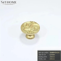Núm tủ tân cổ điển vintage màu vàng gold, đồng SH88VD42N tại thành phố Hồ Chí Minh