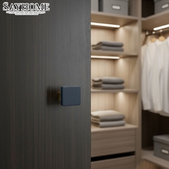 Núm tủ hiện đại màu vàng gold mặt xanh đen SH8994