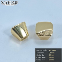 Núm tủ tân cổ điển vintage màu vàng gold SH8999