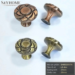 Núm tủ tân cổ điển Vintage màu đồng, vàng đồng SH8D20V7N tại thành phố Hồ Chí Minh