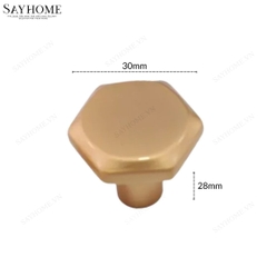 Núm tủ hiện đại màu đen mờ, vàng mờ và xám xi măng SH9241 tại thành phố Hồ Chí Minh