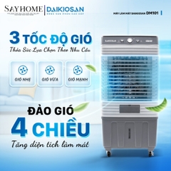 Quạt điều hòa hơi nước Daikiosan DM101 40 Lít - Chính hãng