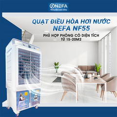 Quạt điều hòa hơi nước Nefa NF55 Phím cơ - Chính hãng