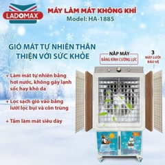 Máy quạt làm mát hơi nước 85L LADOMAX HA-1885 PHÍM CƠ  - Chính hãng