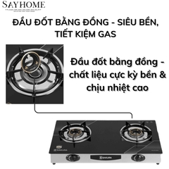 Bếp gas đôi SAKURA SA-512AG tại thành phố Hồ Chí Minh