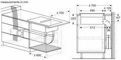 Bếp từ Bosch kết hợp hút mùi Home Connect HMH.PXX875D67E Serie 8 tại thành phố Hồ Chí Minh