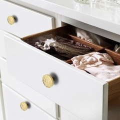 Núm tủ hiện đại màu vàng gold SH2844