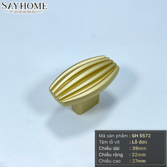 Núm tủ tân cổ điển vintage màu vàng và đồng cổ SH5572