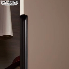 Tay nắm âm tủ hiện đại màu đen SH5529