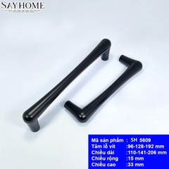 Tay nắm đũa hiện đại màu đen mờ SH5609