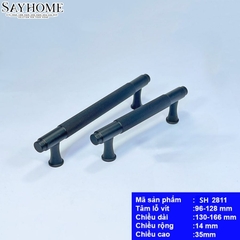 Tay nắm đũa hiện đại màu đen SH2811