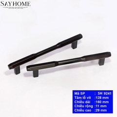 Tay nắm đũa hiện đại màu đen SH9241