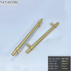 Tay nắm đũa hiện đại màu vàng SH1362