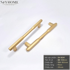 Tay nắm đũa hiện đại màu vàng gold SH9241