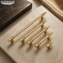 Tay nắm đũa hiện đại màu vàng gold 18k SH5526