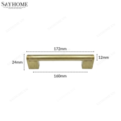 Thông số kĩ thuật Tay nắm tủ tân cổ điển vintage màu vàng gold SH023 tại Thành phố Hồ Chí Minh