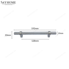 Tay nắm đũa hiện đại màu bạc SH026
