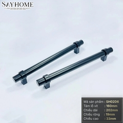 Tay nắm đũa hiện đại màu đen SH02D6 tại thành phố Hồ Chí Minh
