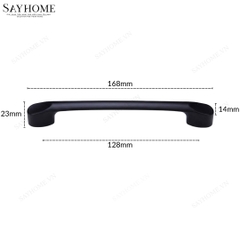Tay nắm tủ hiện đại màu đen mờ SH1008