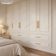 Tay nắm tủ hiện đại thanh tròn màu vàng gold SH1V03 tại thành phố Hồ Chí Minh