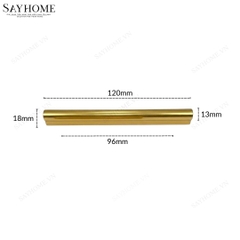 Tay nắm tủ hiện đại thanh tròn màu vàng gold SH103
