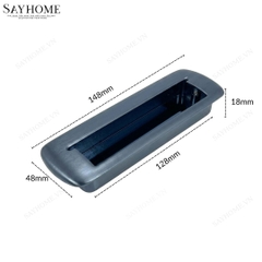 Tay nắm âm tủ hiện đại màu xám đen SH10XD36 tại thành phố Hồ Chí Minh