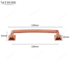 Tay nắm tủ hiện đại màu vàng hồng Rose Gold SH10VH4 tại thành phố Hồ Chí Minh