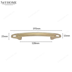 Tay nắm tủ tân cổ điển màu vàng gold SH1050 tại thành phố Hồ Chí Minh