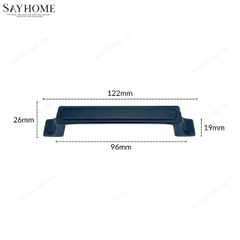 Tay nắm tủ tân cổ điển Vintage màu đen SH1121