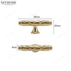 Núm tủ tân cổ điển vintage màu vàng gold SH1123 tại thành phố Hồ Chí Minh