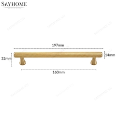 Tay nắm đũa hiện đại màu vàng Gold 18k SH1166 tại thành phố Hồ Chí Minh