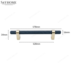 Tay nắm âm tủ hiện đại màu bạc xước SH8935 tại Tân Bình