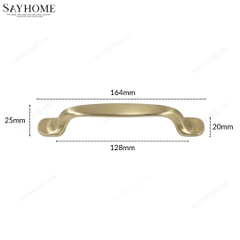 Tay nắm tủ hiện đại màu vàng gold SH1195