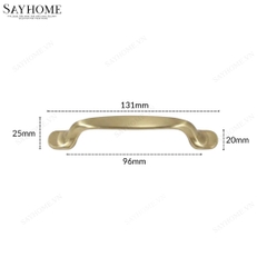 Tay nắm tủ hiện đại màu vàng gold SH1195