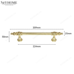 Tay nắm tủ tân cổ điển màu vàng gold 18k SH1388 tại thành phố Hồ Chí Minh